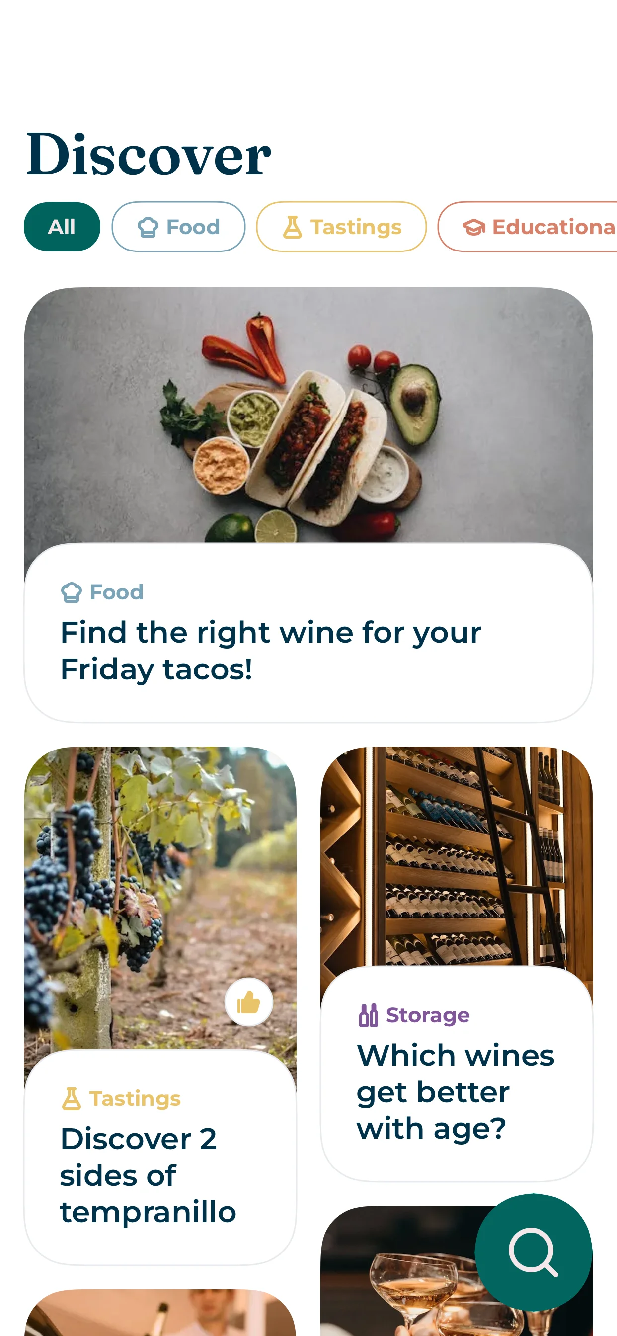 Inspiration – Storage tips, food & wine combinations and trends